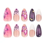 3D Embossed Floral Nail Art